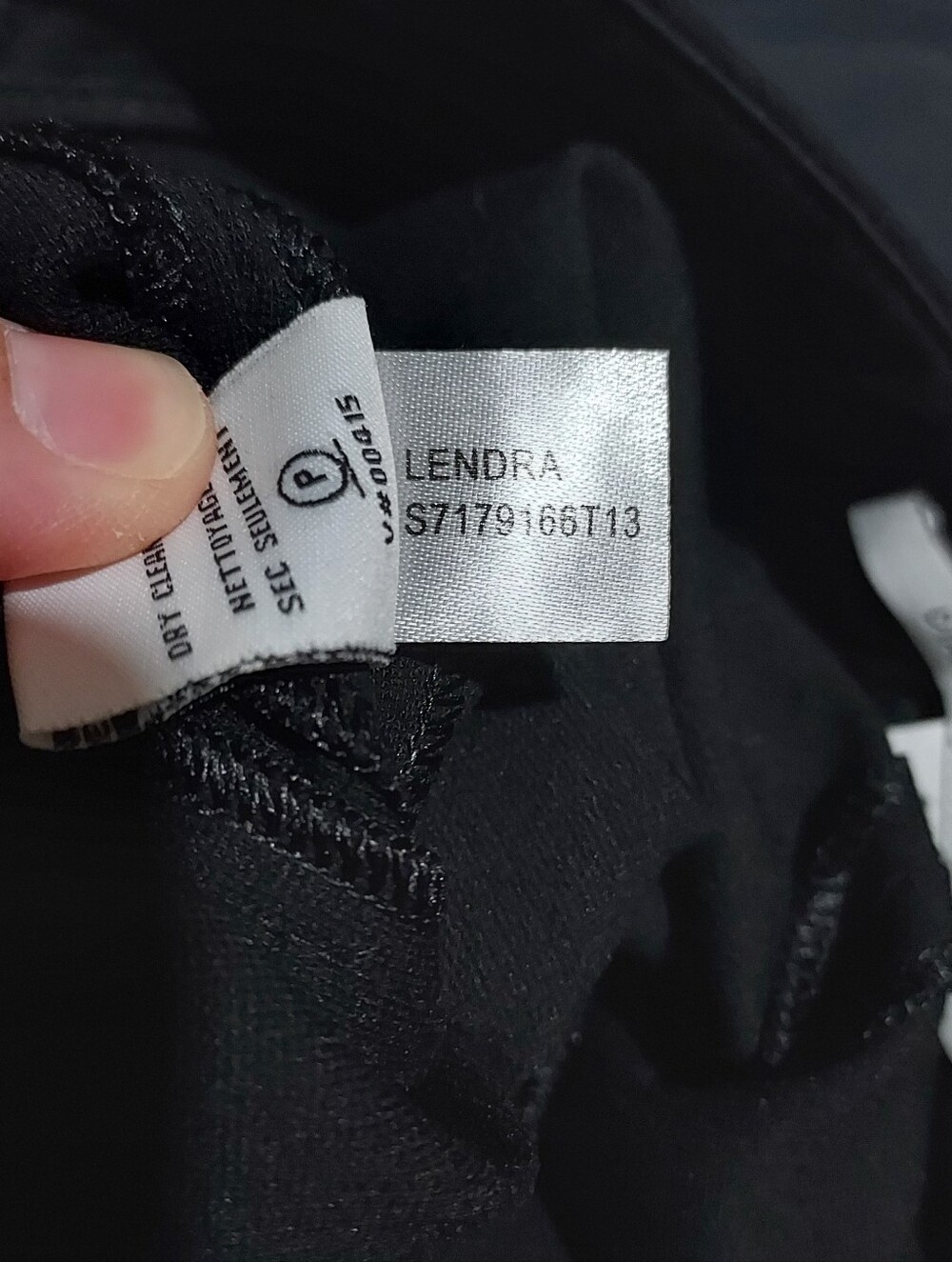 Diane Von Furstenberg Size 6 Ponte Black Pants Side Zip Career Office Business - Picture 16 of 16